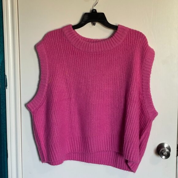ASOS Collusion Crop Sweater Vest - Picture 1 of 5